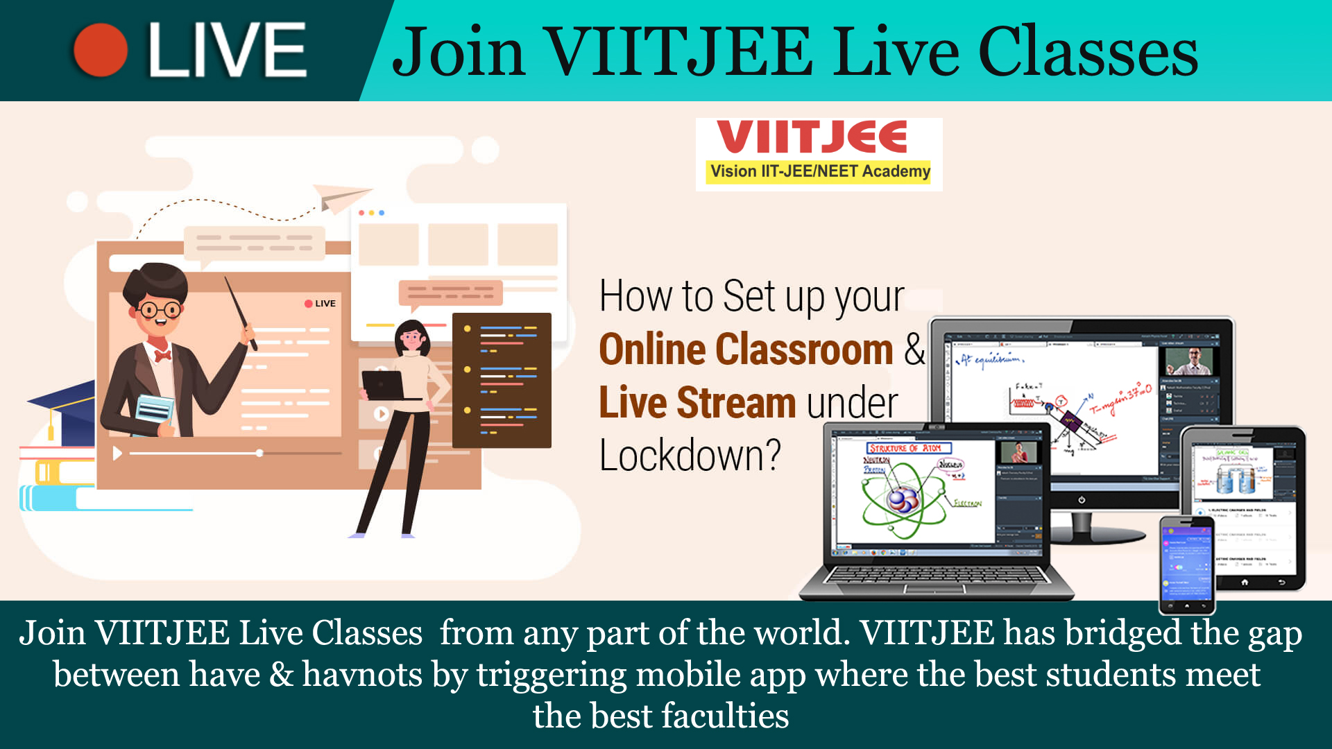 Join VIITJEE Live Classes